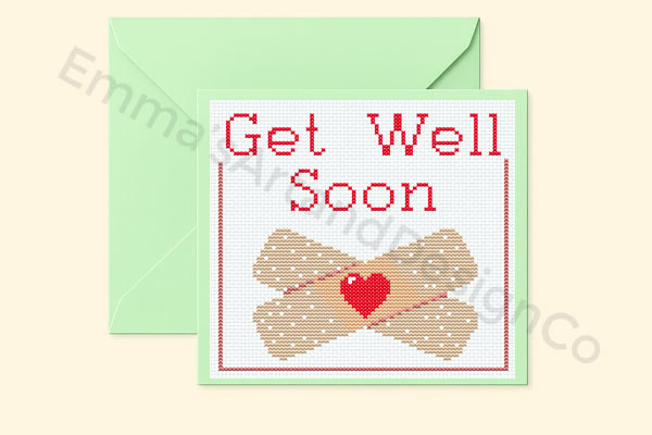 Get Well Soon, Stitch Get Well Card