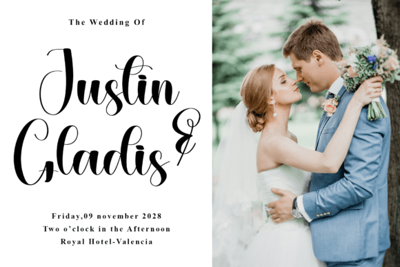 Glamour Font - Preview 1