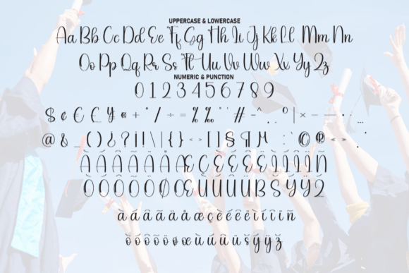 Graduation Font - Preview 6