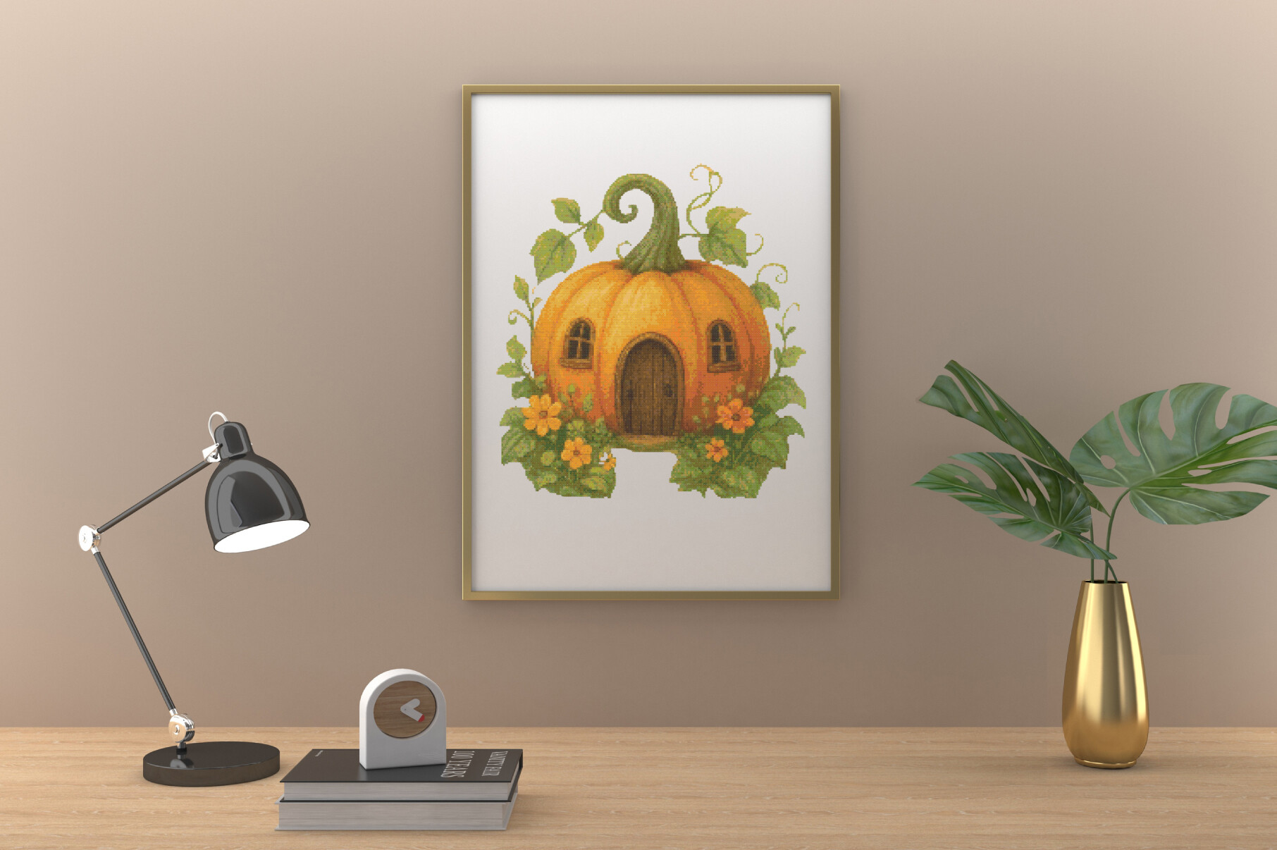 Halloween Whimsical Pumpkin House