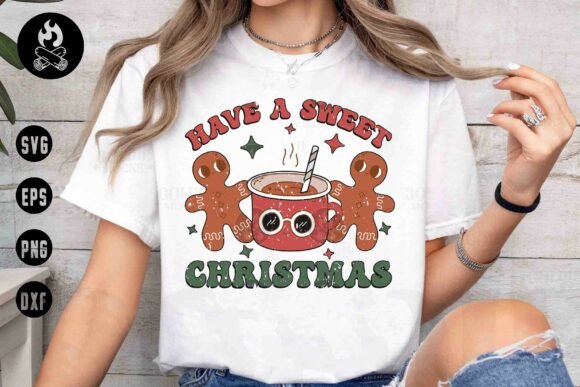 Have A Sweet Christmas Svg Png Graphics