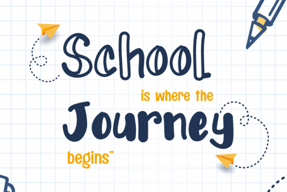 Kiddie Barra Font PNG with transparent background - Preview 1