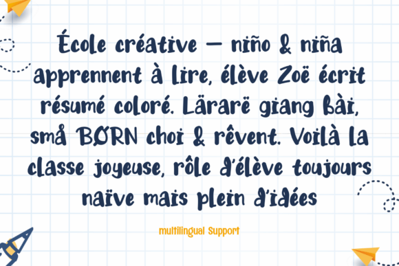 Kiddie Barra Font PNG with transparent background - Preview 5