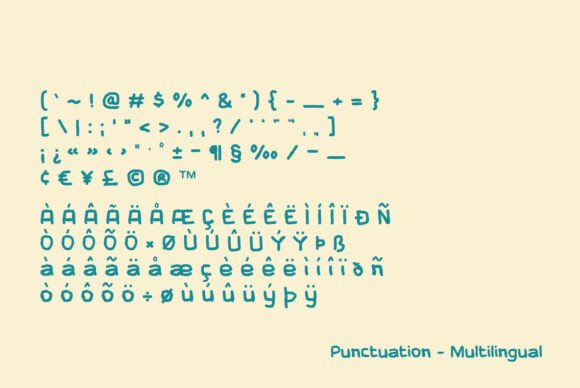Omiren Font font preview - 2
