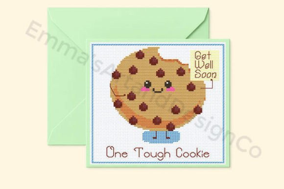 One Tough Cookie, Stitch Get Well Card