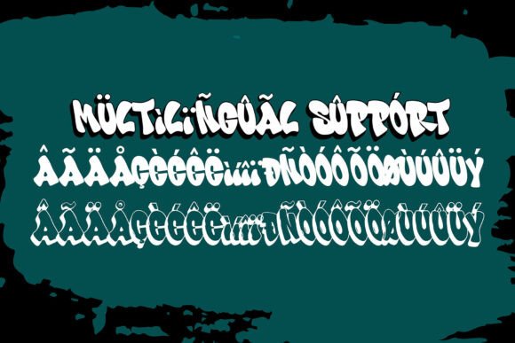 Power Blank Font PNG with transparent background - Preview 2