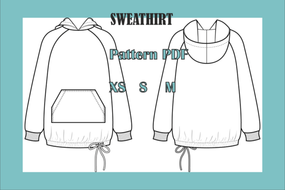 SANDY Sweatshirt Hood Loose Oversized