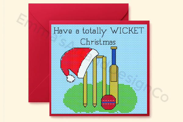 Wicked Christmas, Stitch Christmas Card