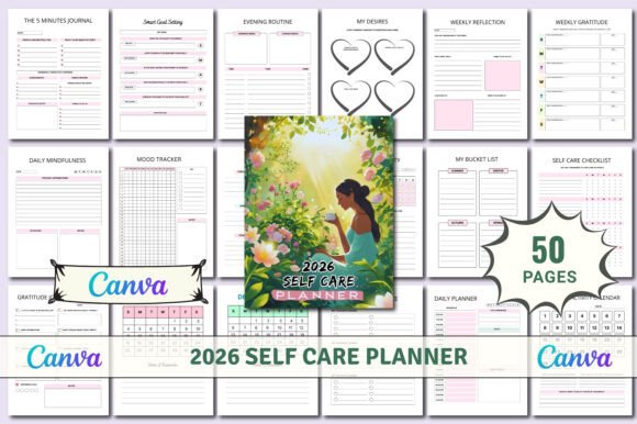 2026 Self Care Planner