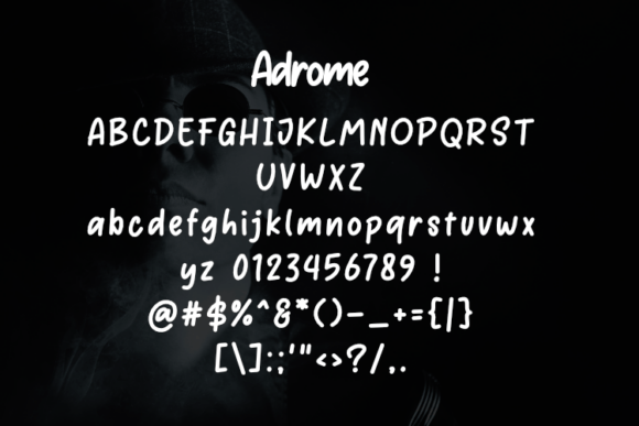 Adrome Font - Preview 1