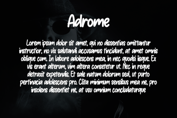 Adrome Font - Preview 2