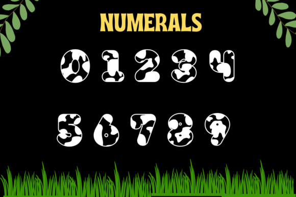 Animal Cow Font - Preview 3
