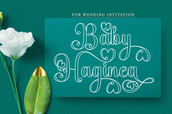 Barbie Valentines Outline Font - Preview 2