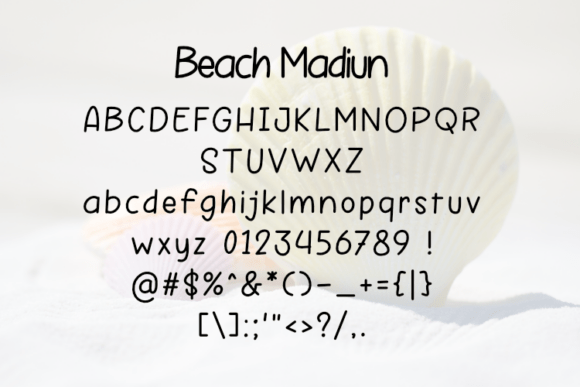 Beach Madiun Font - Preview 1