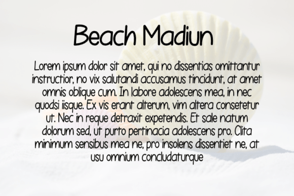 Beach Madiun Font - Preview 2