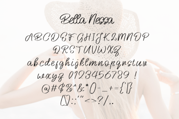 Bella Nessa Font - Preview 1