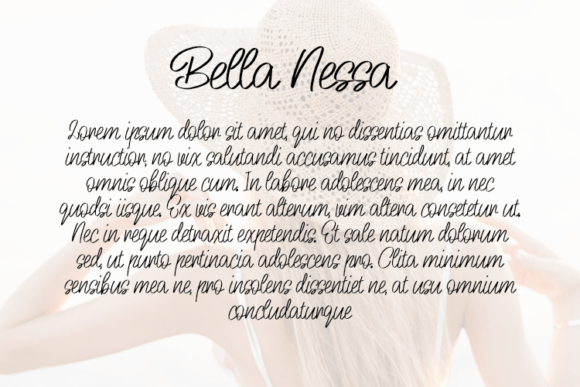 Bella Nessa Font - Preview 2