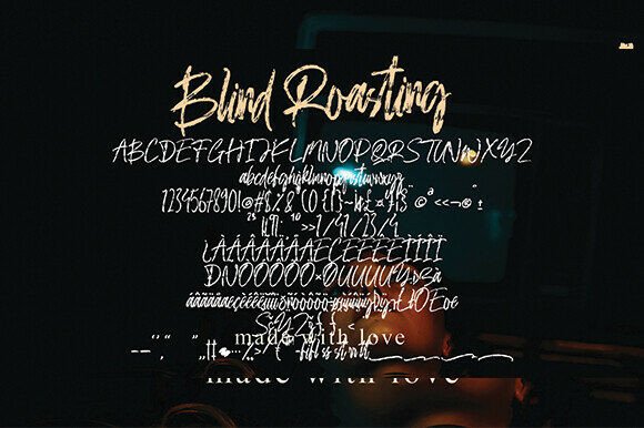 Blind Roastting Font - Preview 2