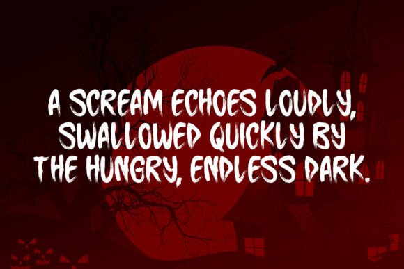 Bloody Echoes Font - Preview 3