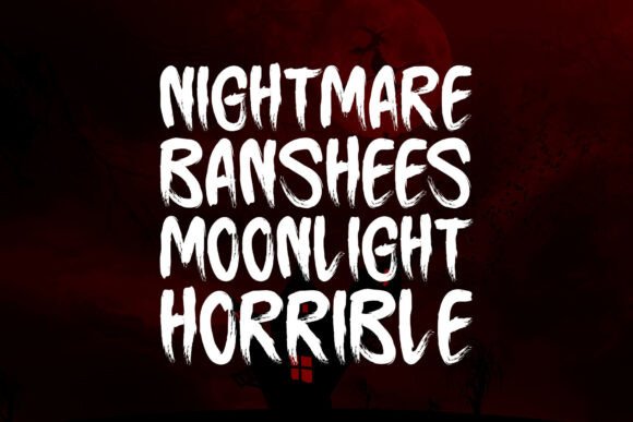 Bloody Echoes Font - Preview 4