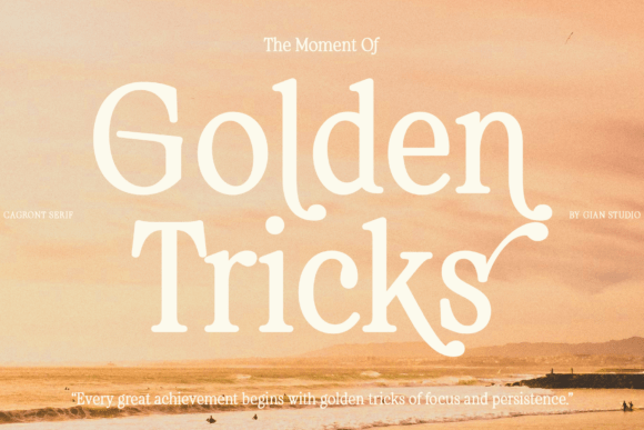 Cagront Serif Font - Preview 3