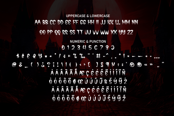 Castle Vampire Font - Preview 6