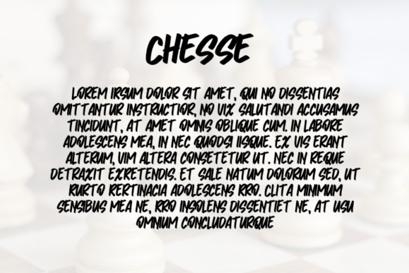 Chesse Font - Preview 2