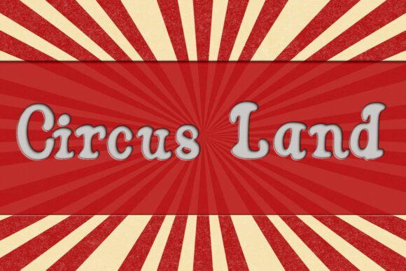Circus Land Font PNG with transparent background - Preview 1