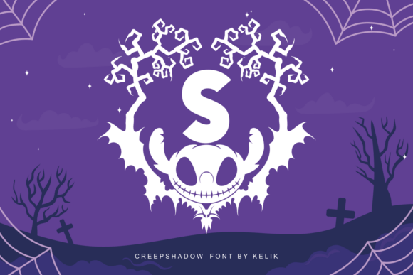Creepshadow Font PNG with transparent background - Preview 1