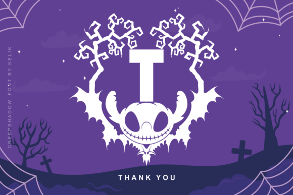 Creepshadow Font PNG with transparent background - Preview 6