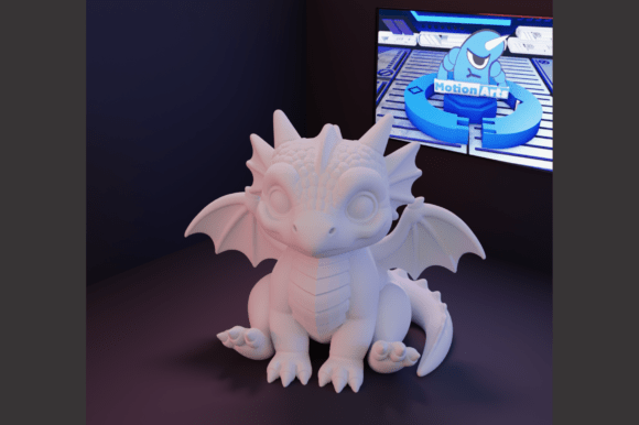 Chibi Figurine STL Bundle – 3 Kawaii Fantasy Characters for 3D Printing - Image 9