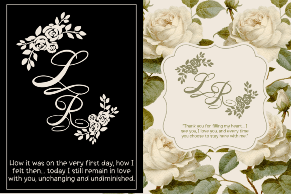 Everbloom Monogram Font - Preview 2
