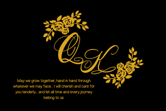 Everbloom Monogram Font - Preview 3