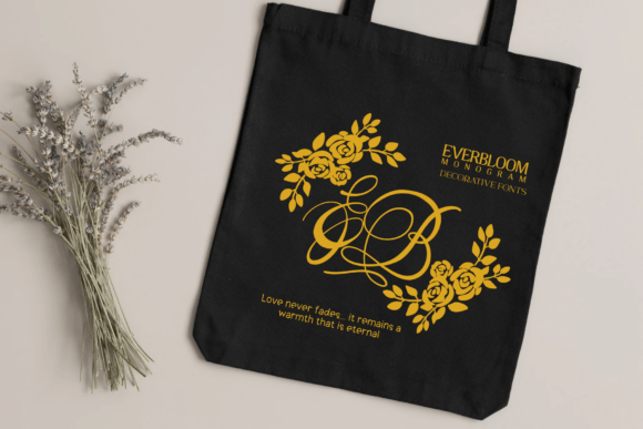 Everbloom Monogram Font - Preview 4