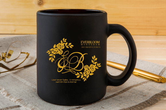 Everbloom Monogram Font - Preview 5