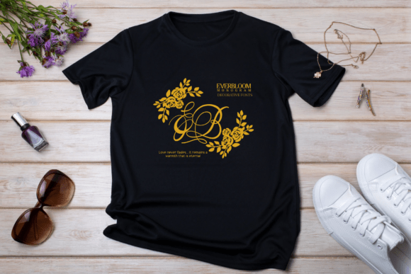 Everbloom Monogram Font - Preview 6