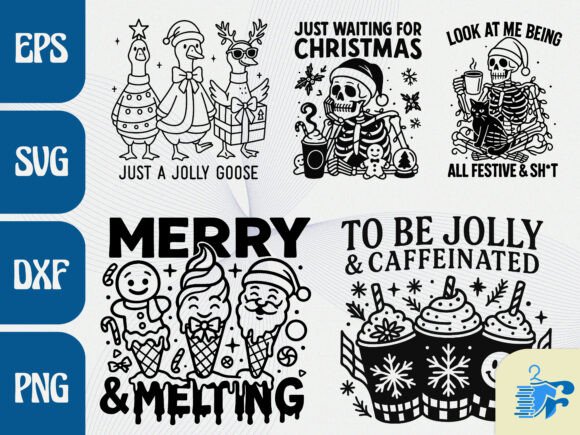 Funny Christmas SVG Bundle