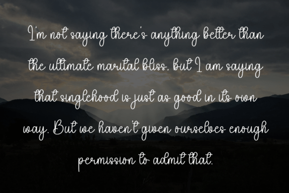 Grandma Calligraphy Font - Preview 5