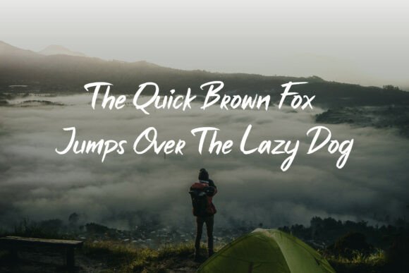 Greatwalk Font PNG with transparent background - Preview 1