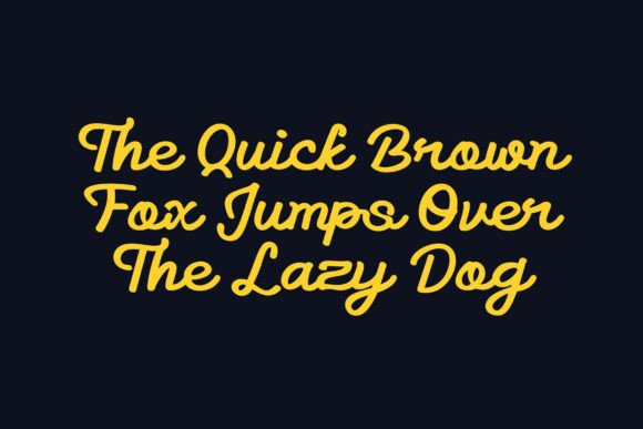 Groovy Shoeline Font - Preview 2