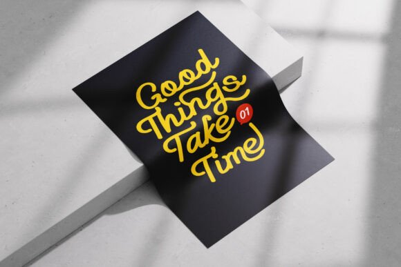 Groovy Shoeline Font - Preview 4