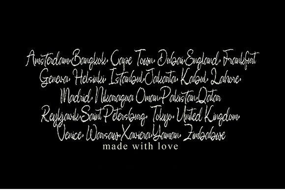 Guforun Kulomy Font PNG with transparent background - Preview 1