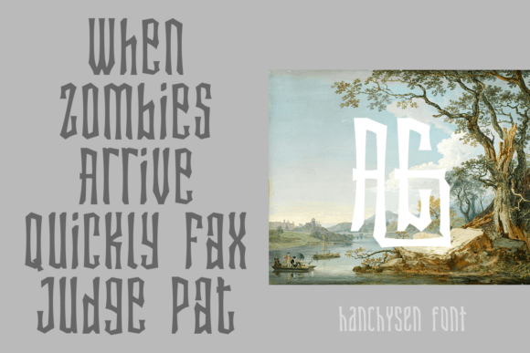 Hanchysen Font - Preview 3