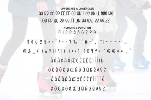 Ice Skating Font - Preview 6