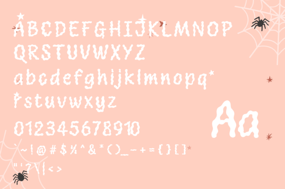 Melty Goo Font PNG with transparent background - Preview 1