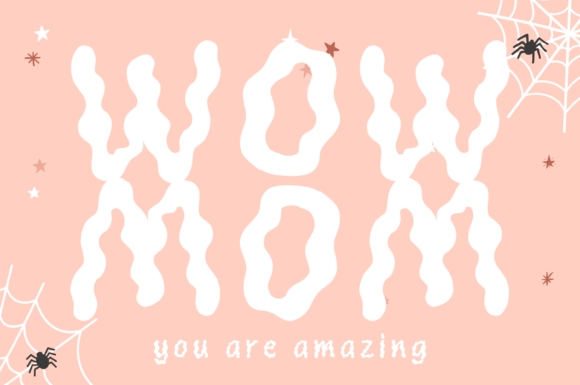 Melty Goo Font PNG with transparent background - Preview 2