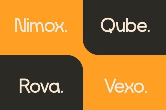 Modbee Font PNG with transparent background - Preview 3