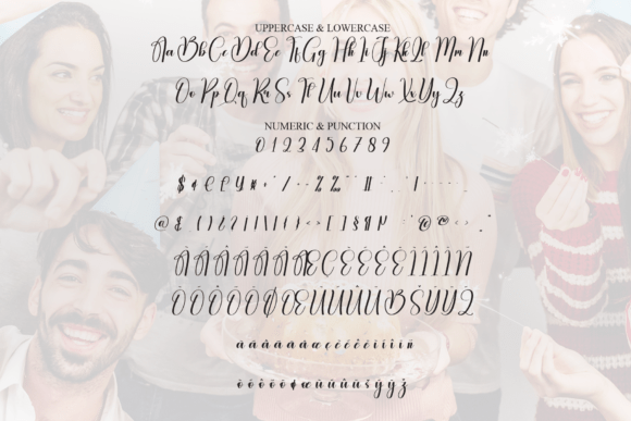 Partyday Font PNG with transparent background - Preview 6