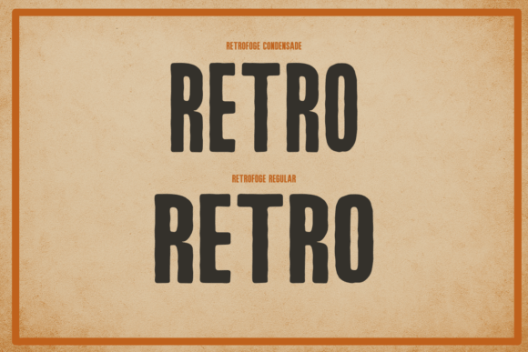 Retroforge Font PNG with transparent background - Preview 5
