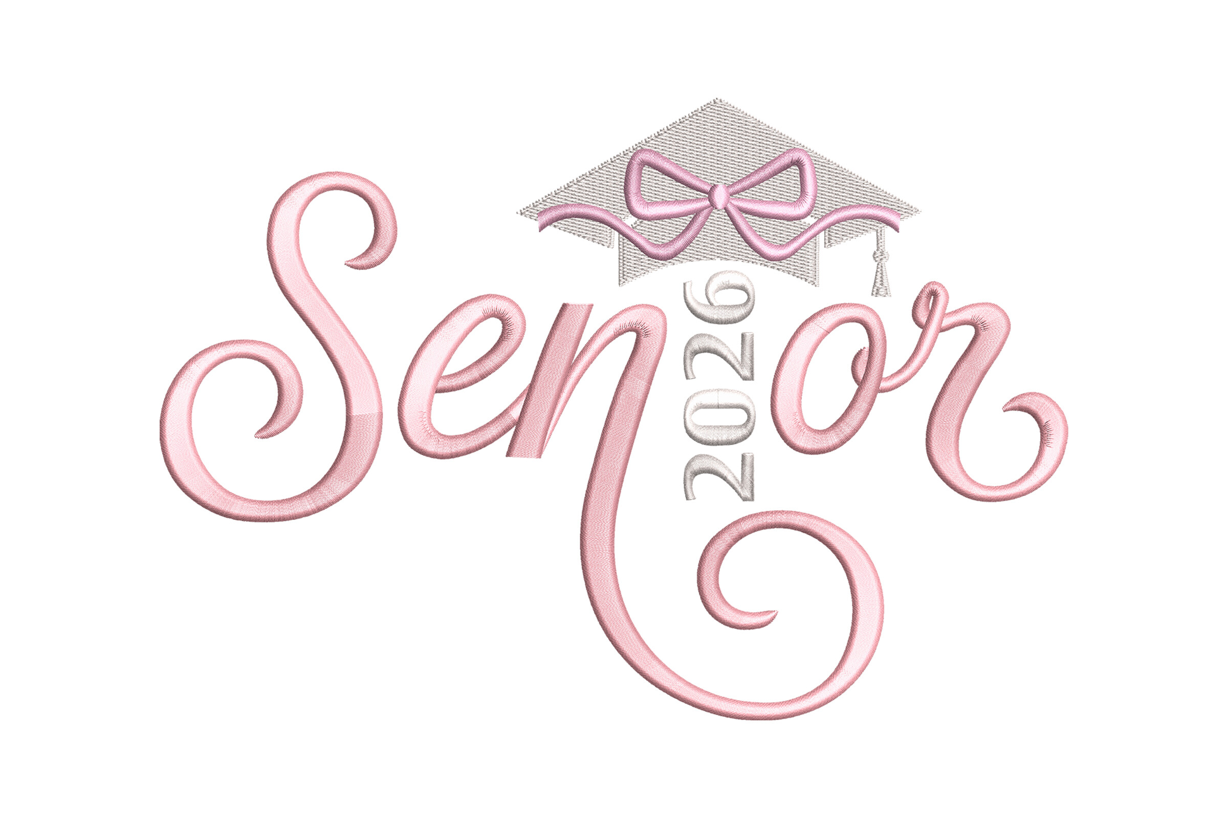 Senior 2026 Graduation Cap Embroidery